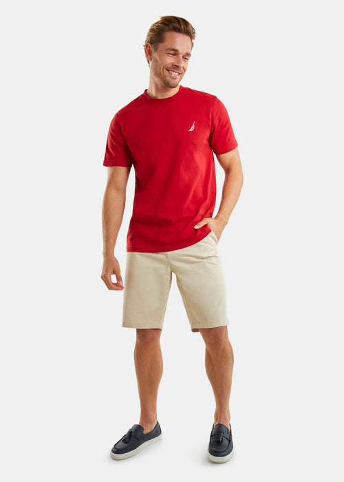 Nautica Manitoba T-Shirt - Crimson - Full Body