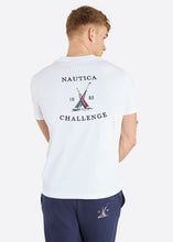Load image into Gallery viewer, Nautica Manitoba T-Shirt - White - Back