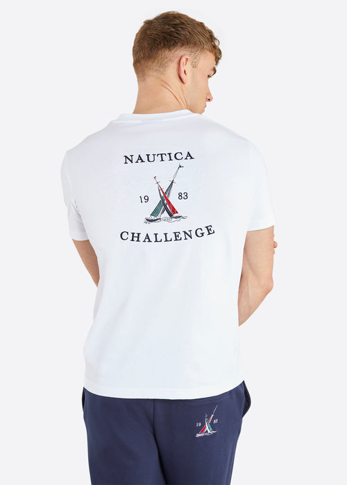 Nautica Manitoba T-Shirt - White - Back