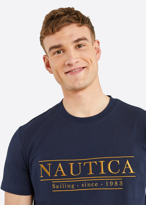Nautica Tennessee T-Shirt - Dark Navy - Detail