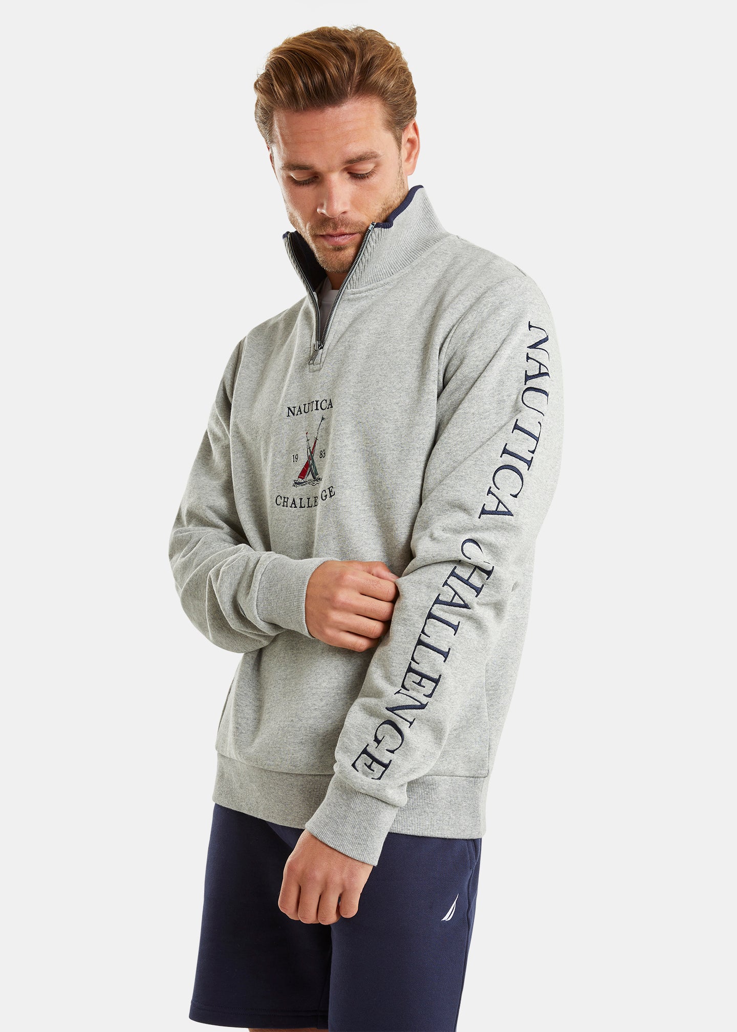 Nautica quarter zip sweatshirt hotsell