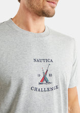 Load image into Gallery viewer, Nautica Wisconsin T-Shirt - Grey Marl - Detail