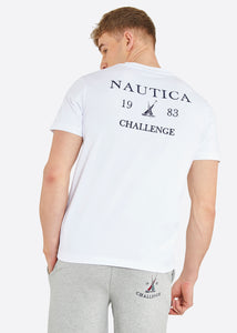 Nautica Ybor T-Shirt - White - Back