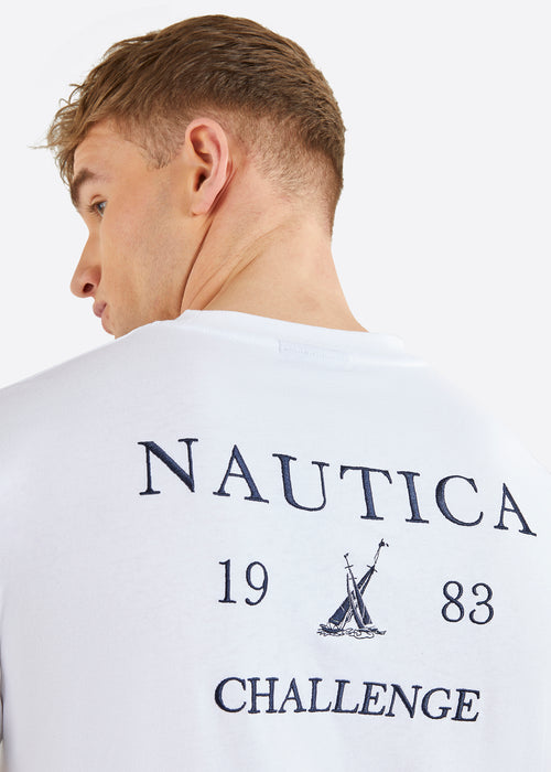 Nautica Ybor T-Shirt - White - Detail