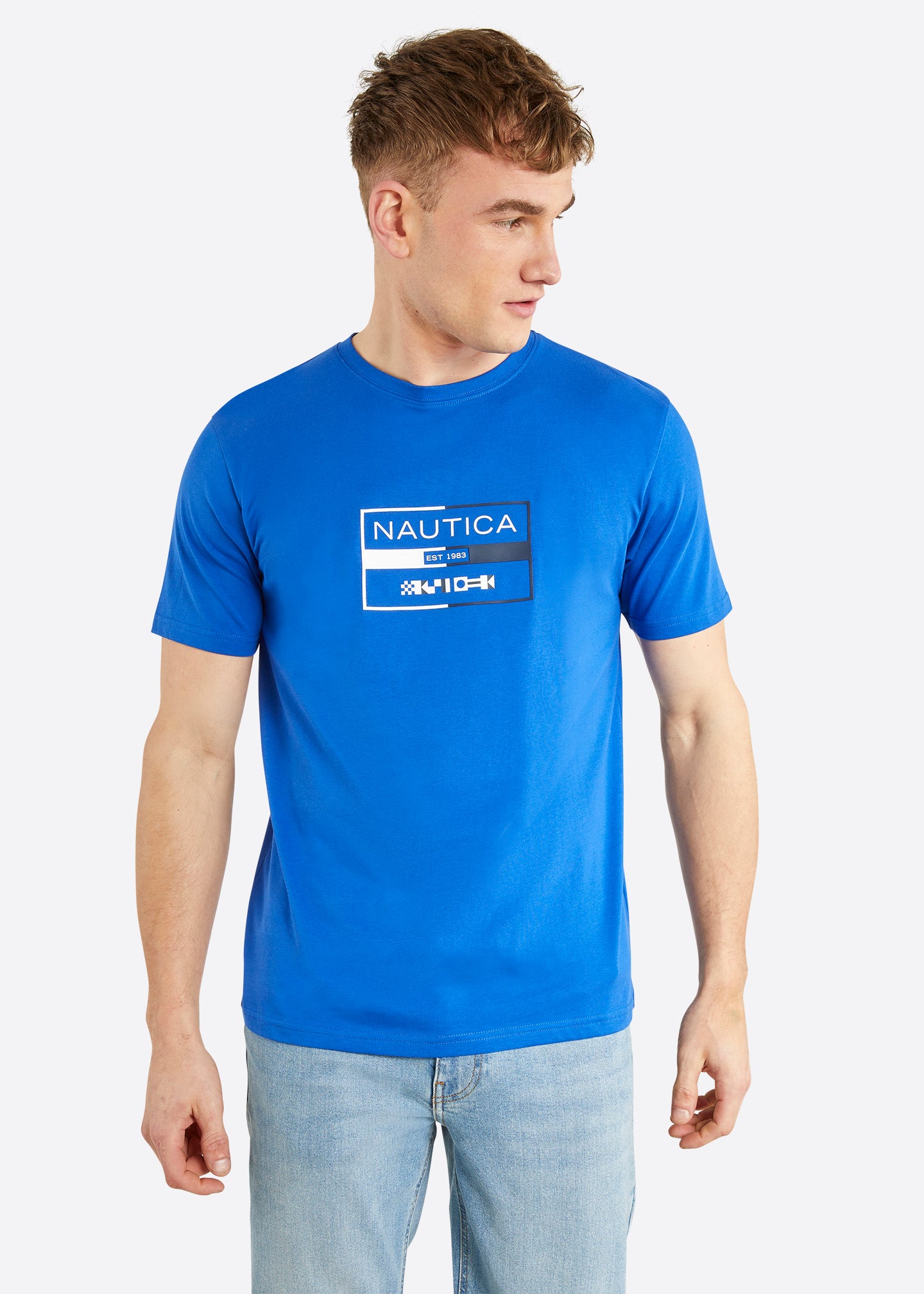 Nautica Alves T-Shirt - Cobalt - Front
