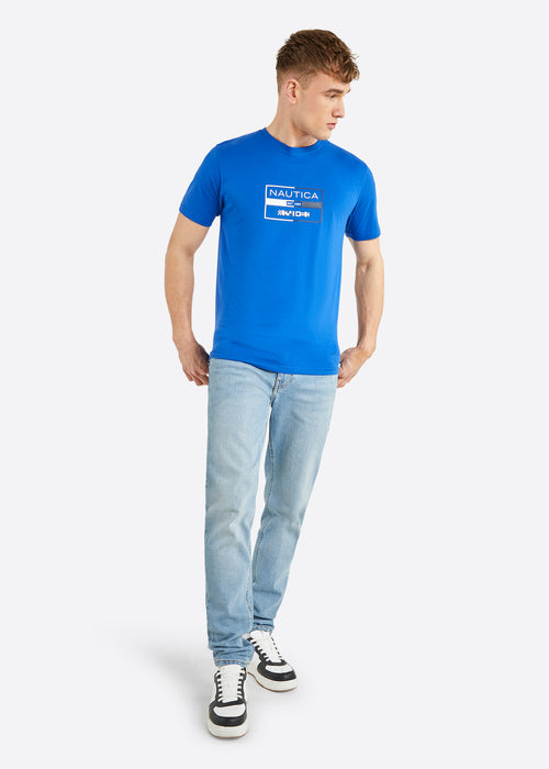 Nautica Alves T-Shirt - Cobalt - Full Body