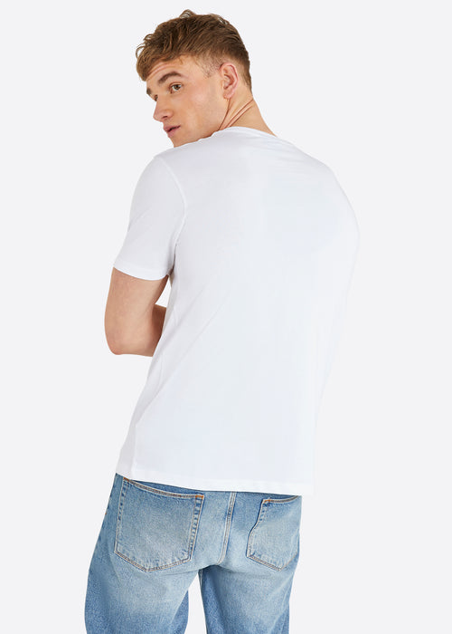 Nautica Alves T-Shirt - White - Back