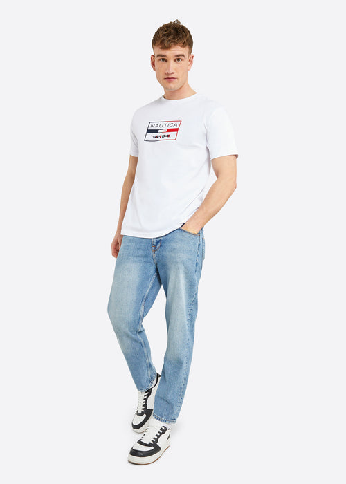 Nautica Alves T-Shirt - White - Full Body