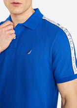 Load image into Gallery viewer, Nautica Connolly Polo Shirt - Cobalt - Detail