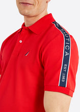Load image into Gallery viewer, Nautica Connolly Polo Shirt - True Red - Detail