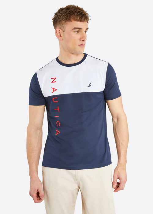 Nautica Fraser T-Shirt - Dark Navy - Front