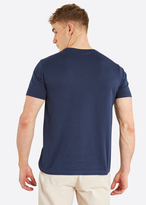 Nautica Fraser T-Shirt - Dark Navy - Back