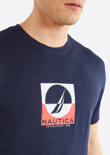 Load image into Gallery viewer, Nautica Kairo T-Shirt - Dark Navy - Detail