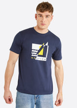 Load image into Gallery viewer, Nautica Lossie T-Shirt - Dark Navy - Front