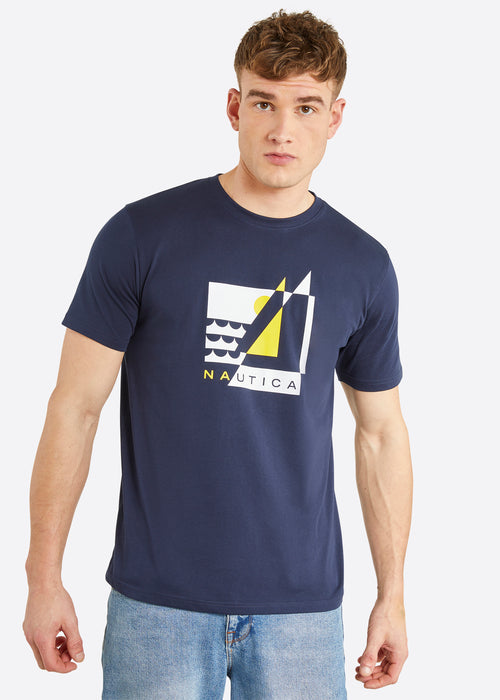 Nautica Lossie T-Shirt - Dark Navy - Front