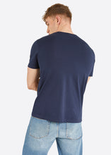 Load image into Gallery viewer, Nautica Lossie T-Shirt - Dark Navy - Back