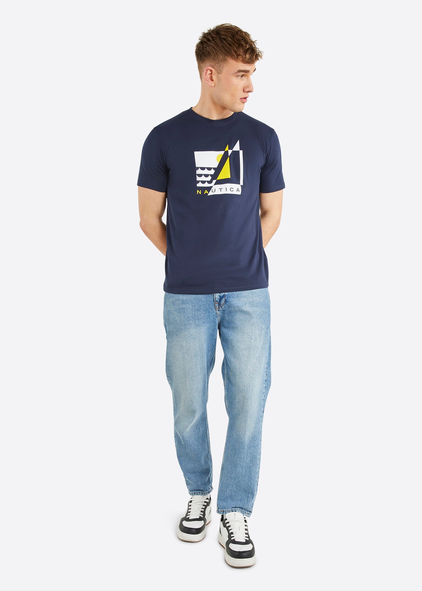 Nautica Lossie T-Shirt - Dark Navy - Full Body