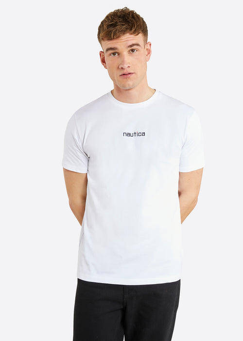Nautica Salem T-Shirt - White - Front