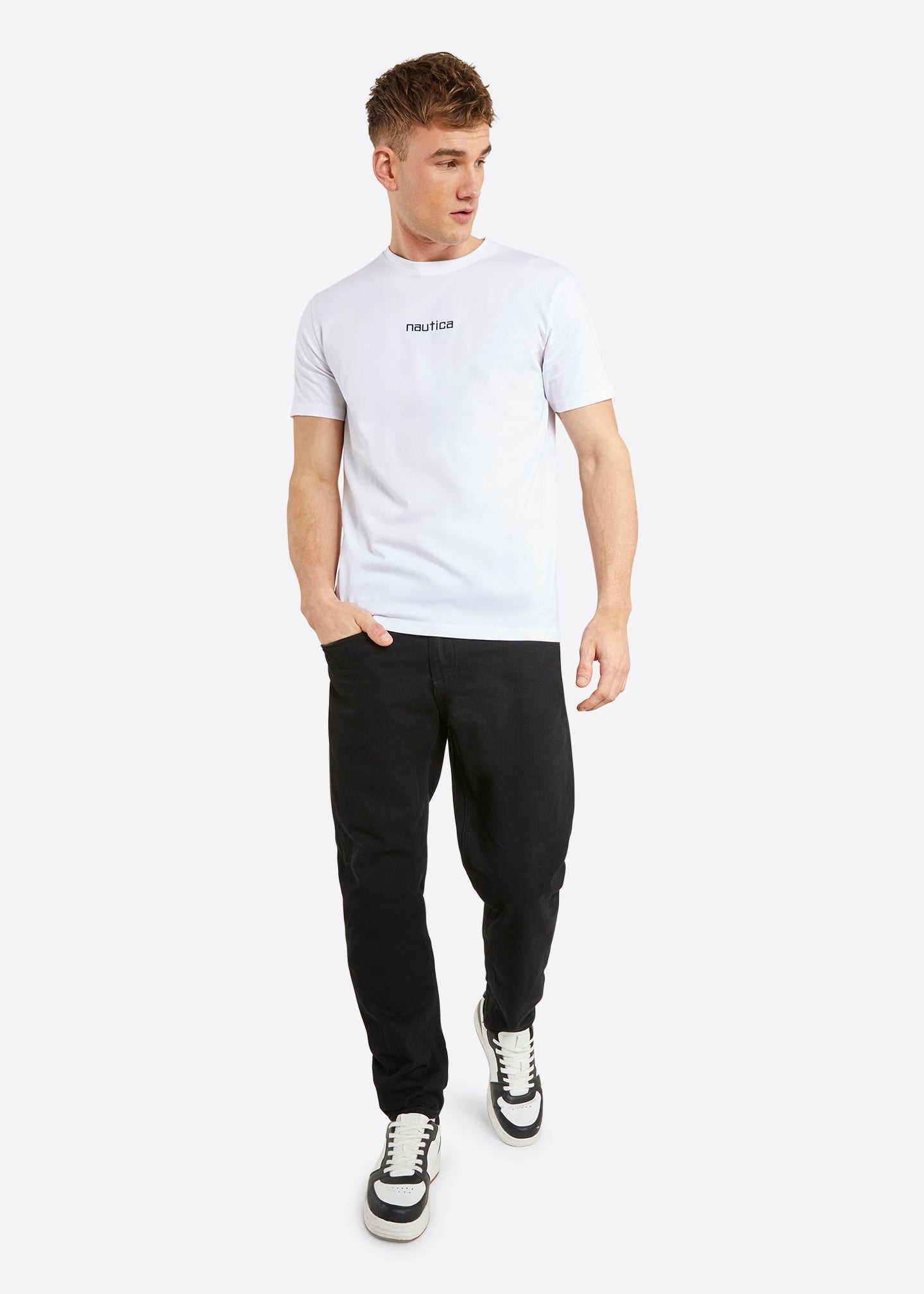 Nautica Salem T-Shirt - White - Full Body