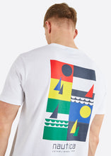 Load image into Gallery viewer, Nautica Salem T-Shirt - White - Detail