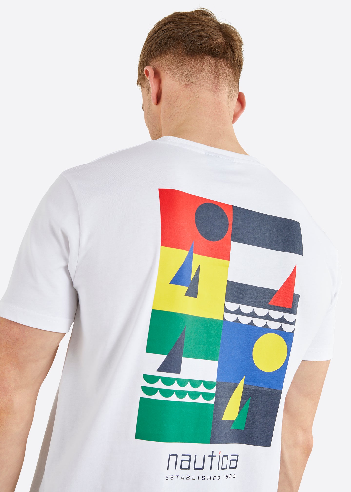 Nautica Salem T-Shirt - White - Detail