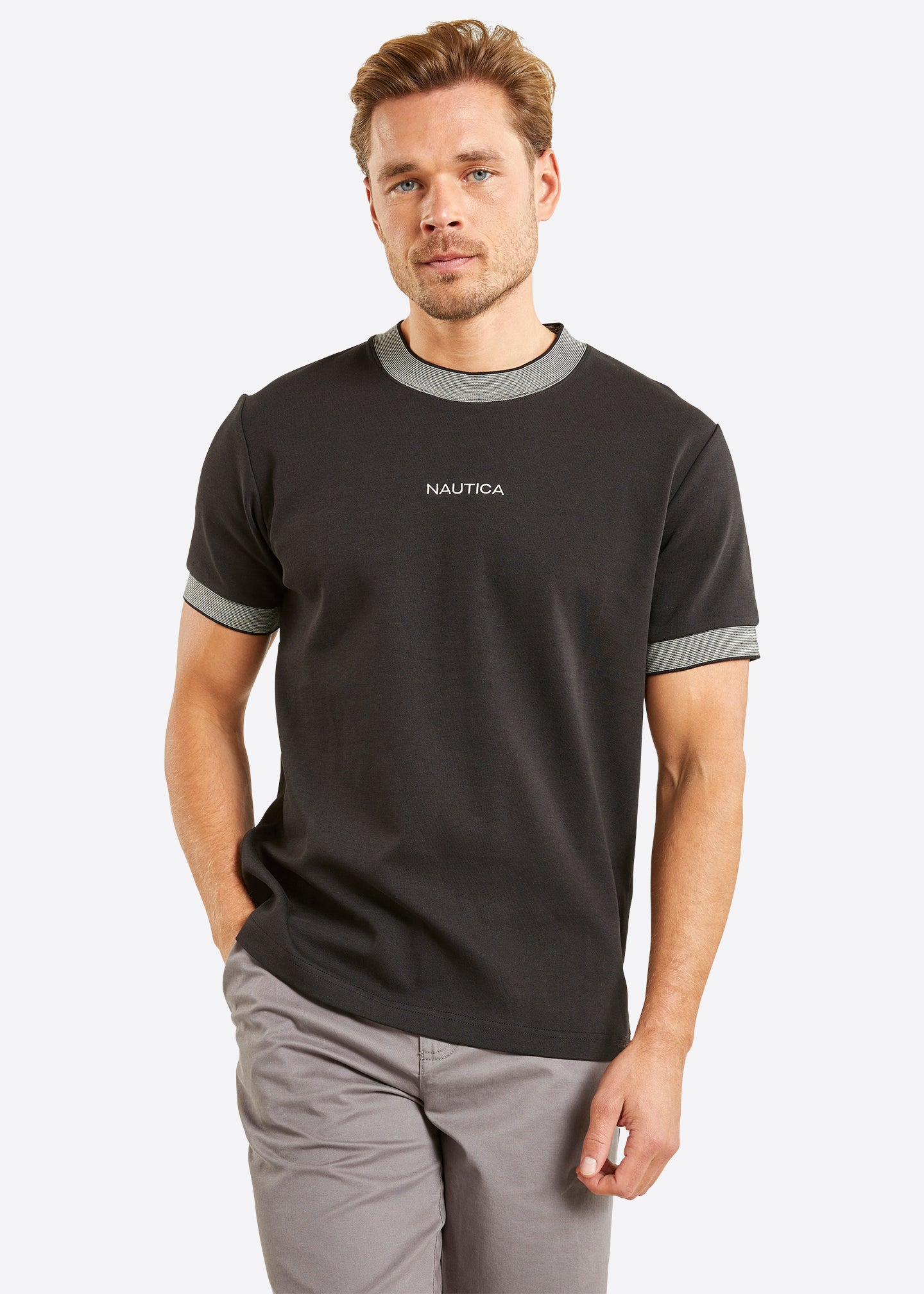 Nautica Cannon T-Shirt - Black - Front