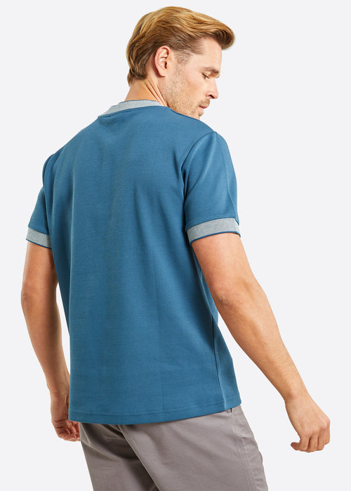 Nautica Cannon T-Shirt - Teal - Back