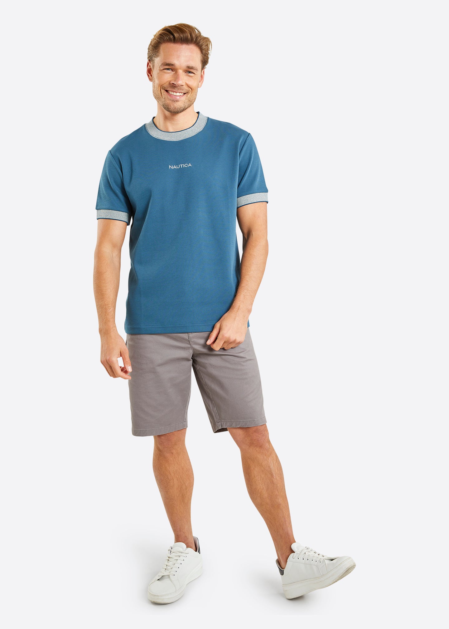Nautica Cannon T-Shirt - Teal - Full Body