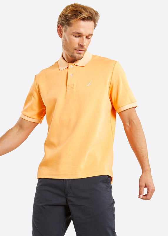 Nautica Emory Polo Shirt - Apricot - Front