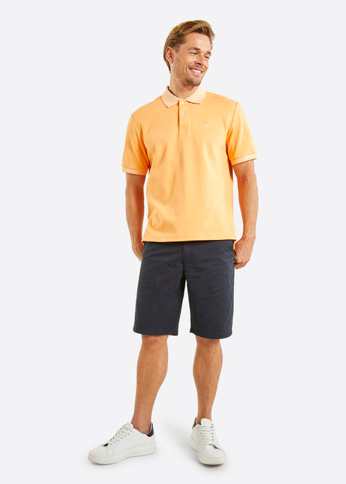 Nautica Emory Polo Shirt - Apricot - Full Body