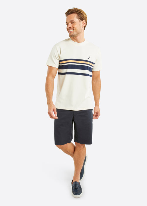 Nautica Stetson T-Shirt - Ecru - Full Body