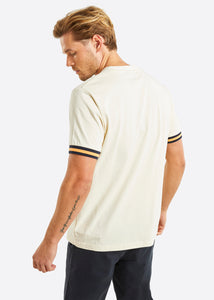 Nautica Powell T-Shirt - Ecru - Back