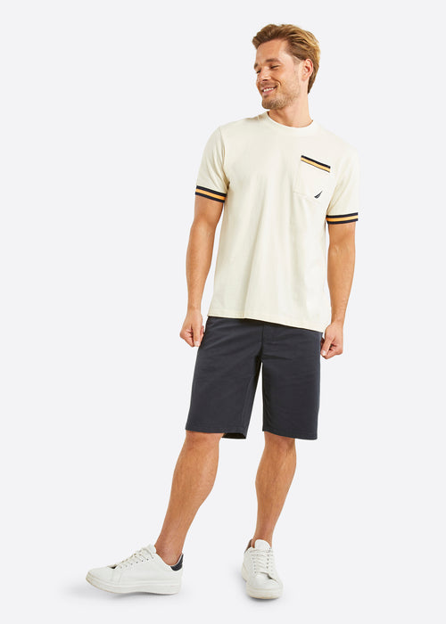 Nautica Powell T-Shirt - Ecru - Full Body