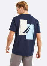 Load image into Gallery viewer, Nautica Niagara T-Shirt - Dark Navy - Back