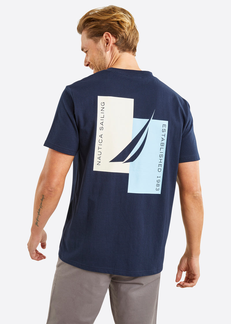 Nautica Niagara T-Shirt - Dark Navy - Back