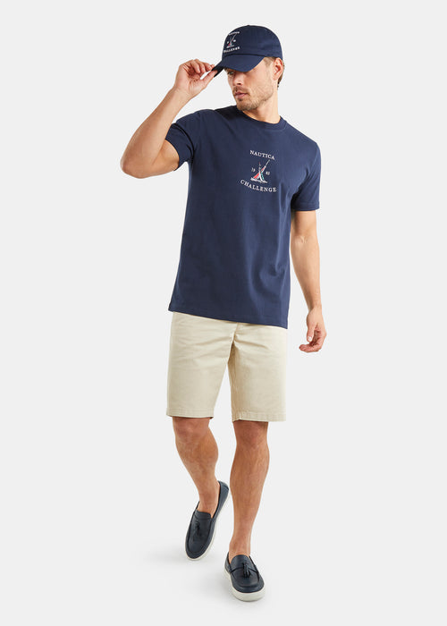 Nautica Wisconsin T-Shirt - Dark Navy - Full Body