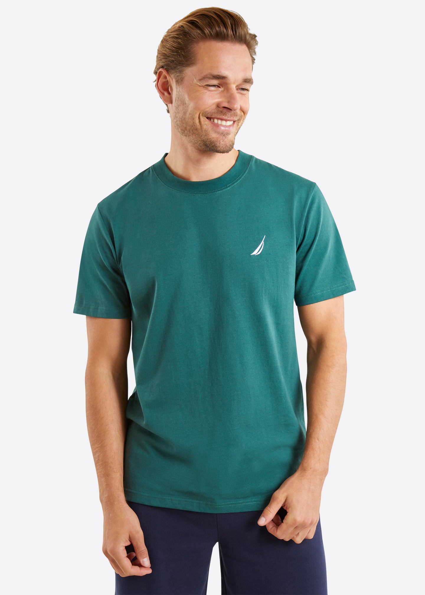 Nautica Manitoba T-Shirt - Moss Green - Front