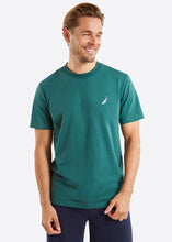 Load image into Gallery viewer, Nautica Manitoba T-Shirt - Moss Green - Front