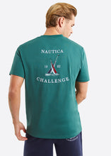 Load image into Gallery viewer, Nautica Manitoba T-Shirt - Moss Green - Back