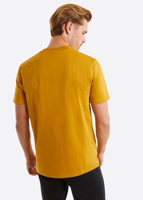 Nautica Carnegie T-Shirt - Gold - Back
