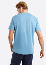 Load image into Gallery viewer, Nautica Columbus T-Shirt - Denim Blue - Back