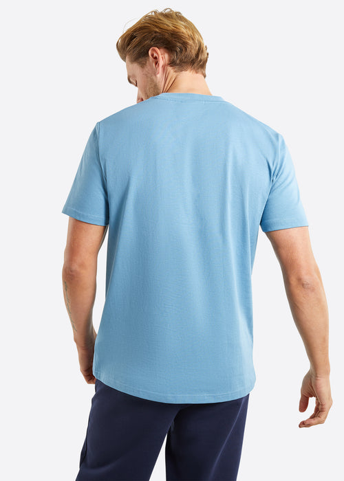 Nautica Columbus T-Shirt - Denim Blue - Back