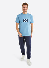 Load image into Gallery viewer, Nautica Columbus T-Shirt - Denim Blue - Full Body