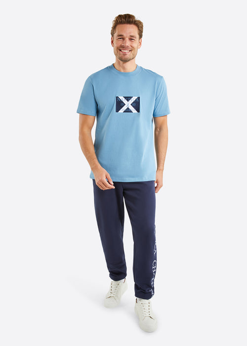 Nautica Columbus T-Shirt - Denim Blue - Full Body