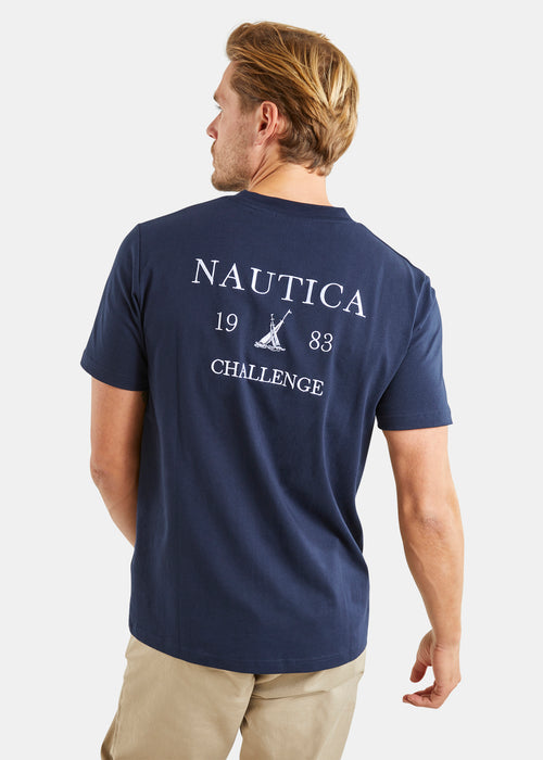 Nautica Ybor T-Shirt - Dark Navy - Back