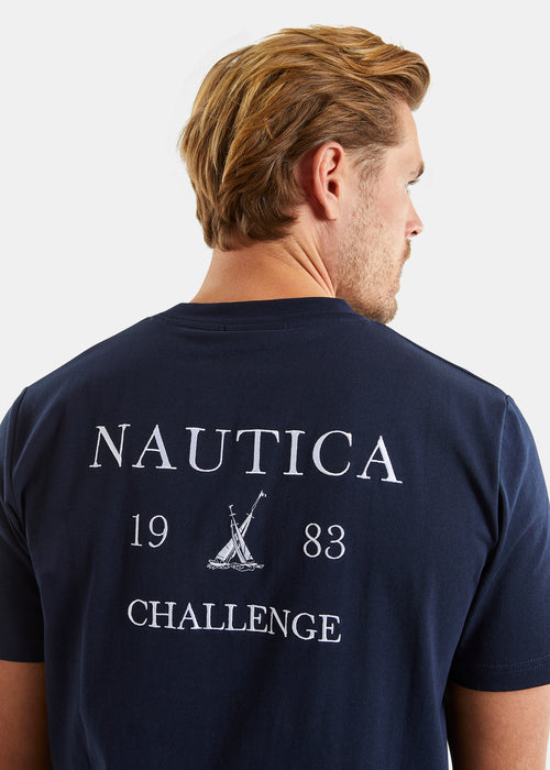 Nautica Ybor T-Shirt - Dark Navy - Detail