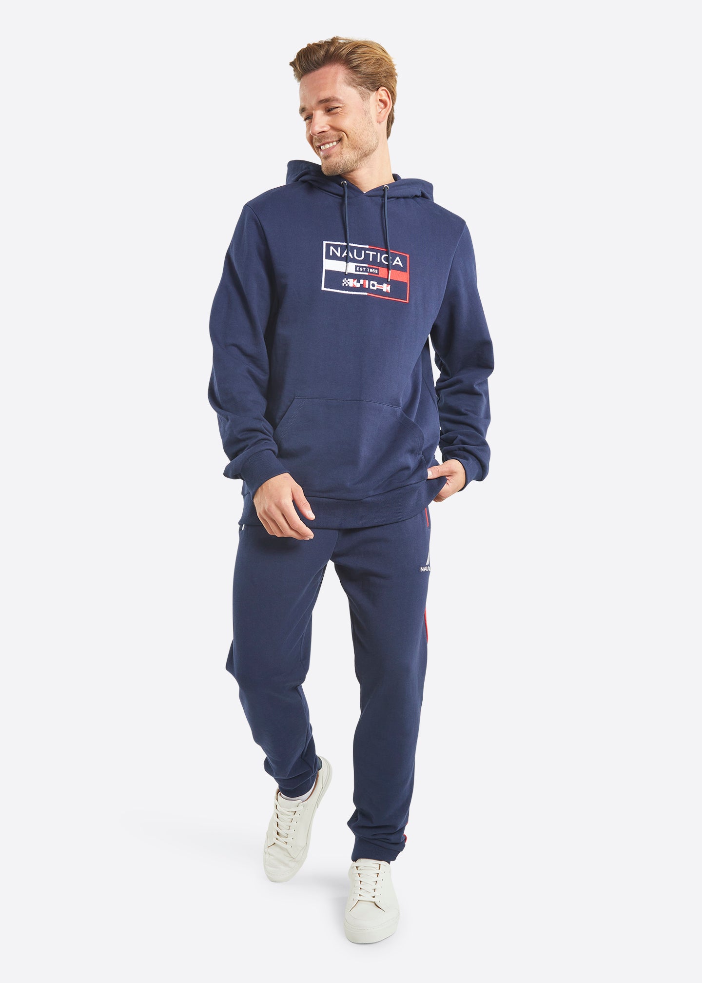 Nautica Brodie OH Hoody - Dark Navy - Full Body