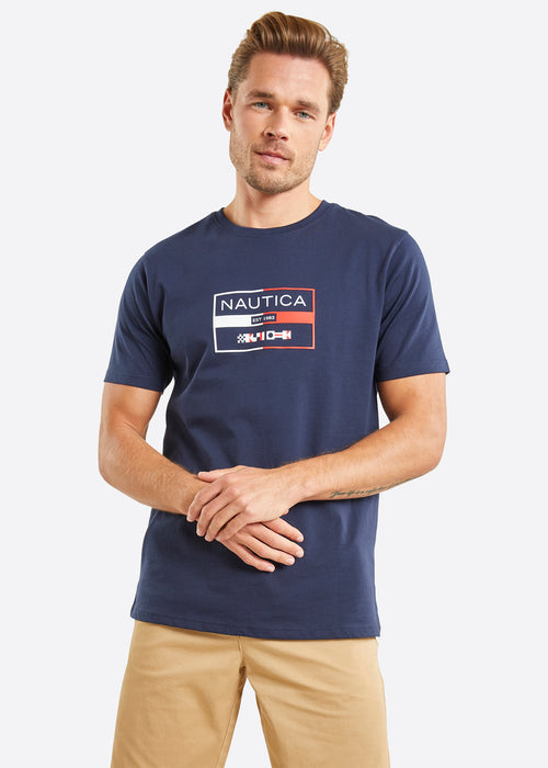 Nautica Alves T-Shirt - Dark Navy - Front