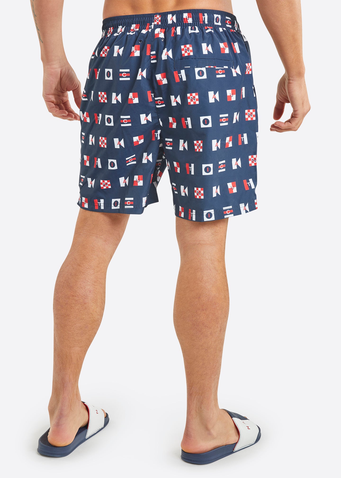 Nautica Kinloss 6" Swim Short - Dark Navy - Back
