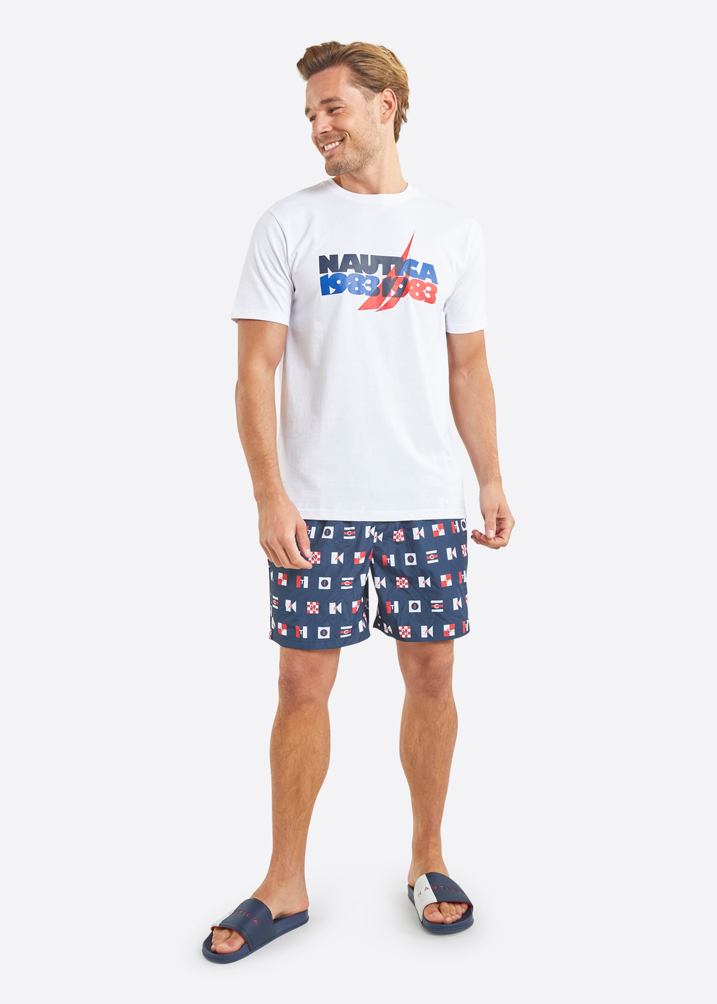Nautica Kinloss 6" Swim Short - Dark Navy - Full Body